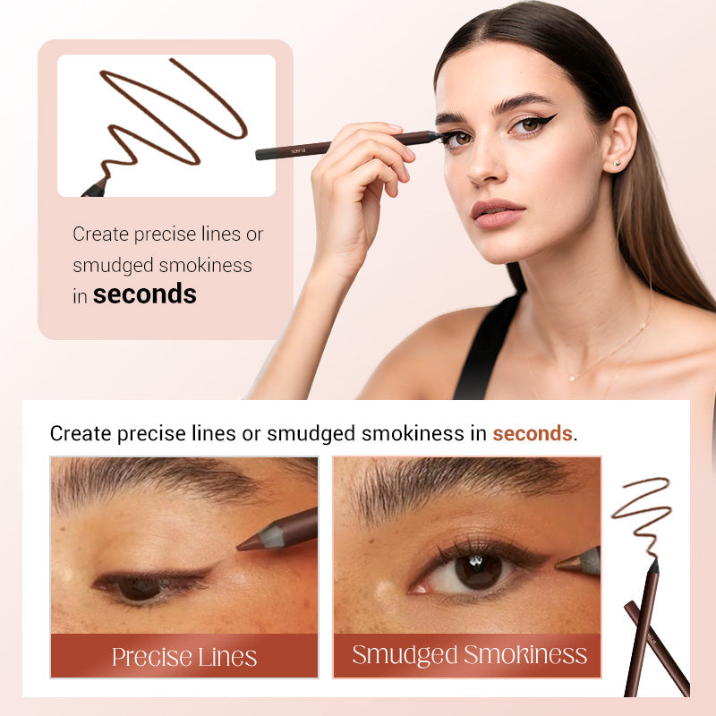 💜LAST DAY - BUY 1 GET 1 FREE💜Waterproof Eyeliner Duo Sharpenable Eye Pencil