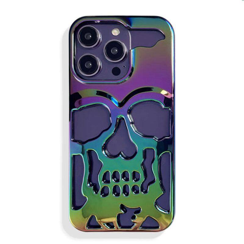 "Dark Punk" Skull Colorful Heat Dissipation iPhone Case