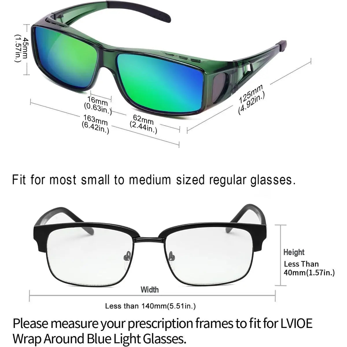 Wrap Around Polarized Sunglasses