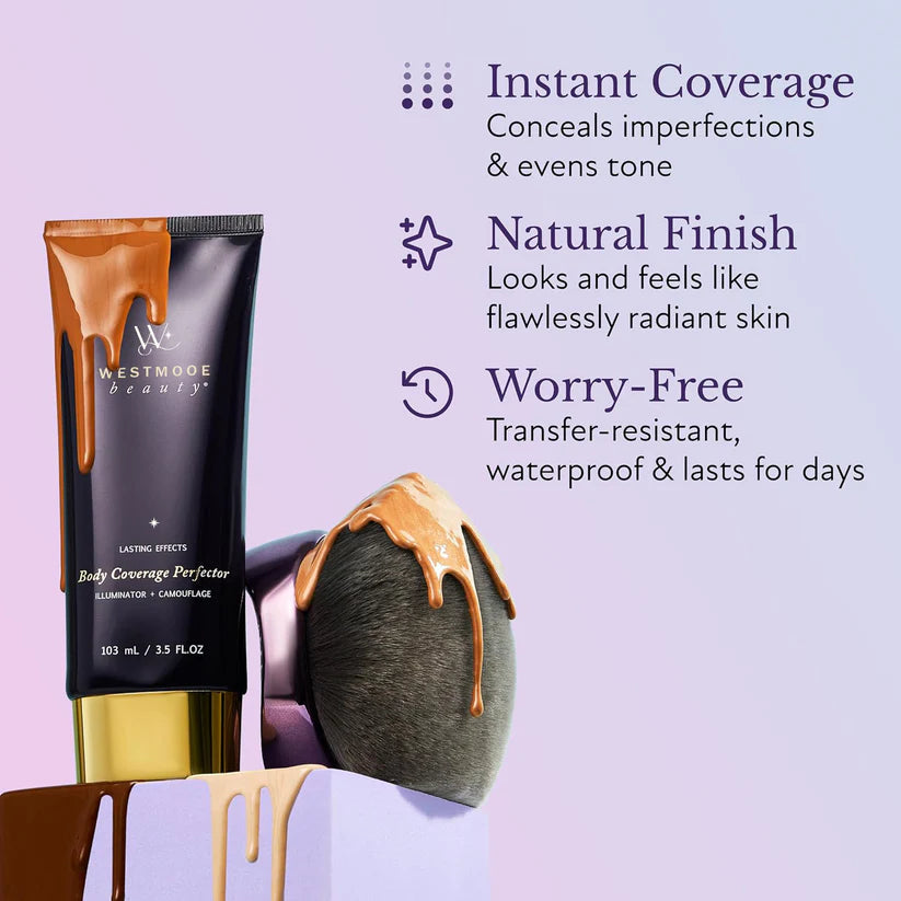 🍊Final 3 Hours [ 60% OFF ]: Beauty Body Coverage Perfector with Brush