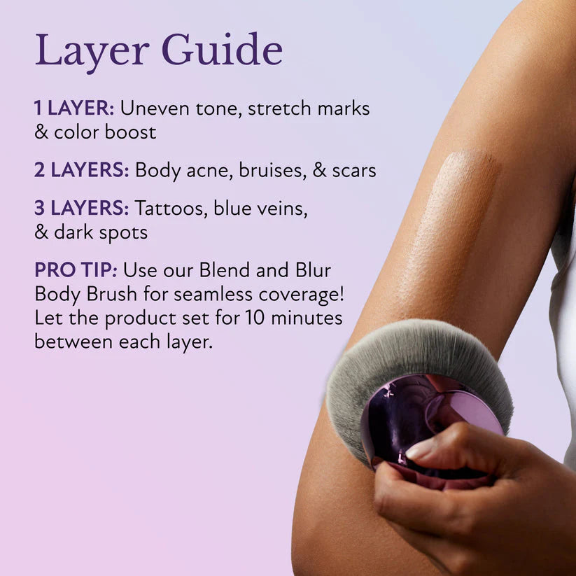 🍊Final 3 Hours [ 60% OFF ]: Beauty Body Coverage Perfector with Brush