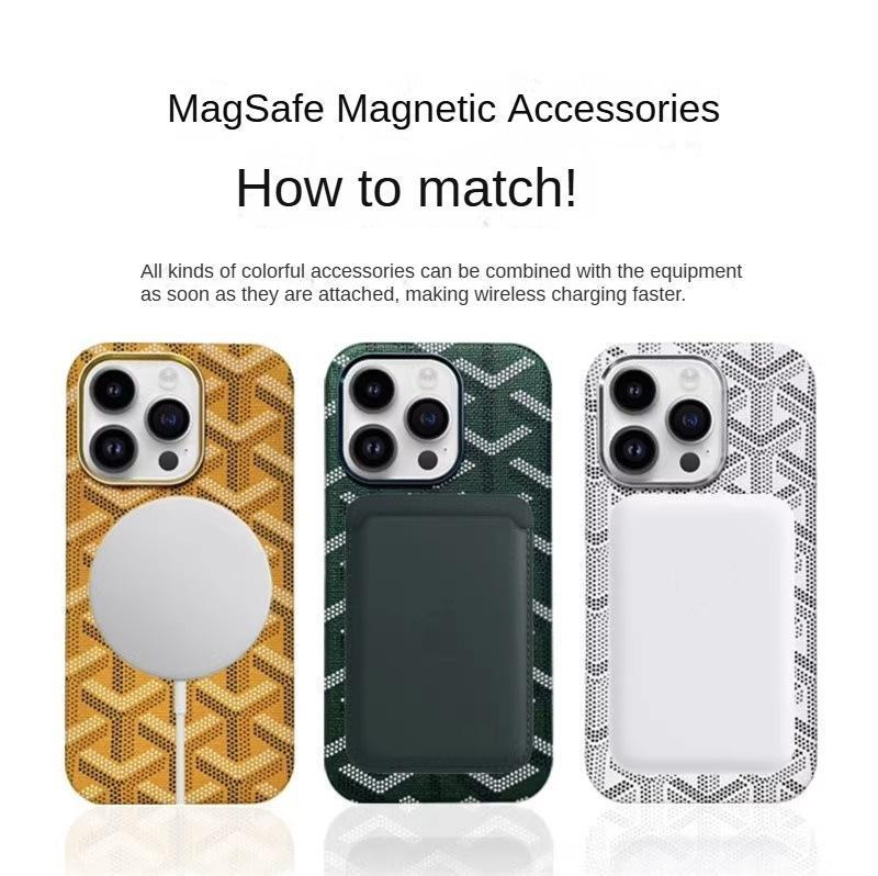Magsafe Leather Magnetic Protective iPhone Case