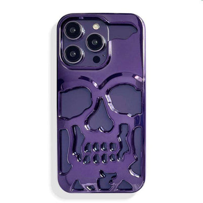 "Dark Punk" Skull Colorful Heat Dissipation iPhone Case