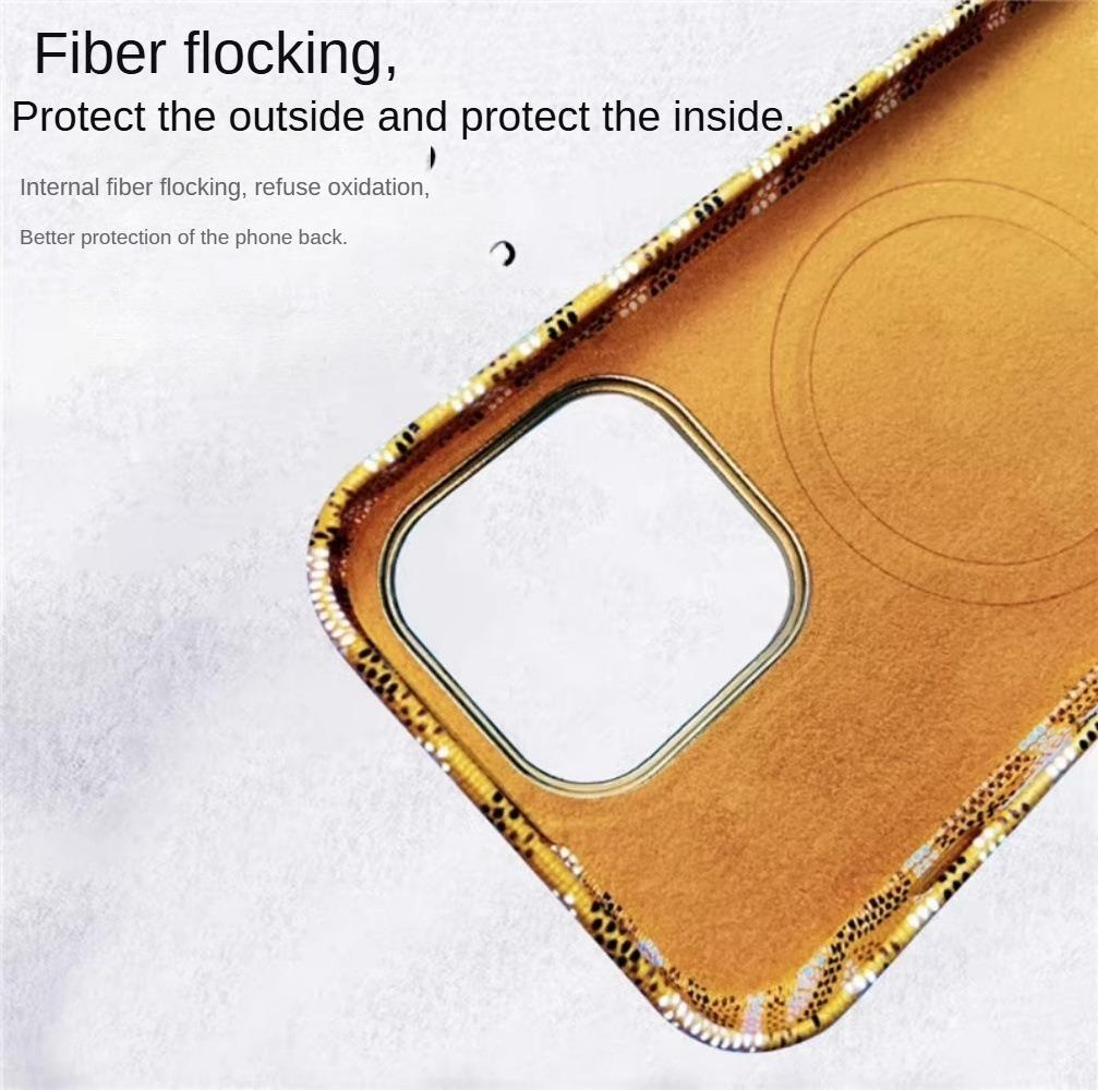 Magsafe Leather Magnetic Protective iPhone Case