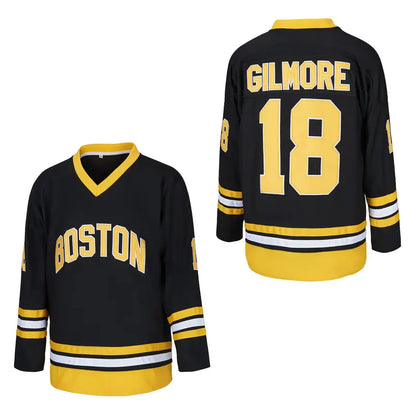 Mens 18 Happy Gilmore 1996 Movie Boston Adam Sandler Ice Hockey Jersey