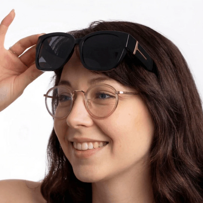 Polarized Mirrored Sunnies (Fit Over Glasses)