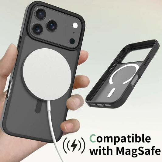 MagSafe Matte Shockproof iPhone Case