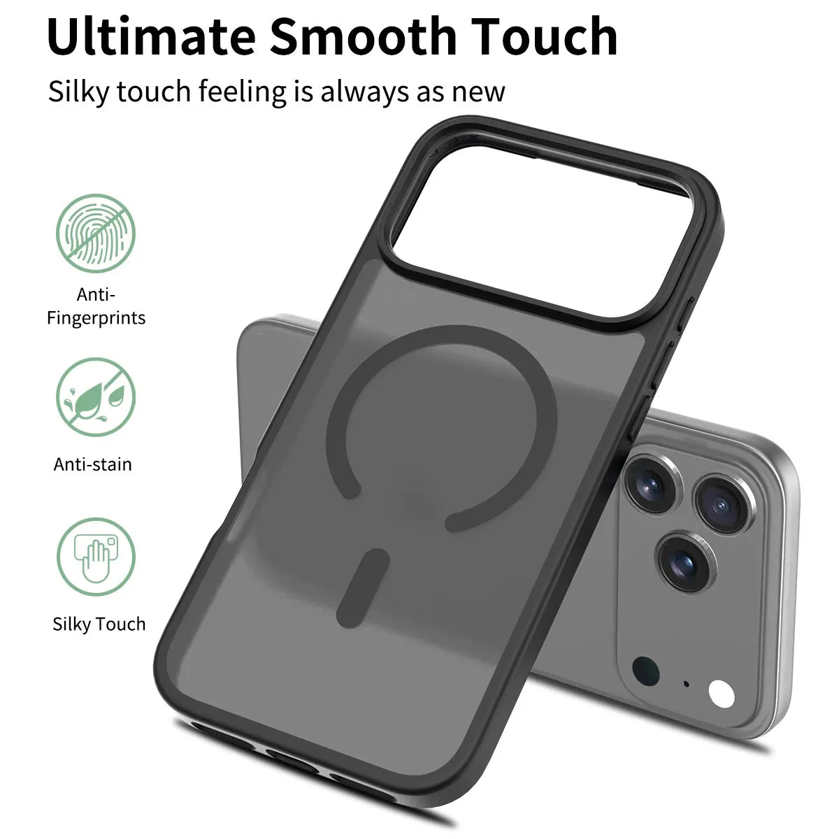 MagSafe Matte Shockproof iPhone Case